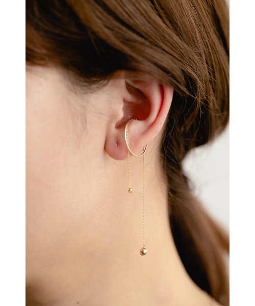 PAS TIERRA（パティエラ）の「-Ray- K10グルロツインイヤーカフ（イヤーカフ・レディース・イエローゴールド・FREE）」の12枚目の写真