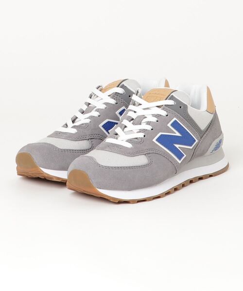 NEW BALANCE（ニューバランス）の「ML574（スニーカー・メンズ・オリーブ/ネイビー/グレー・25.5cm/22.5cm/24.0cm/23.0cm/26.0cm/28.5cm/26.5cm/28.0cm/23.5cm/27.5cm/25.0cm/29.0cm/27.0cm/24.5cm）」の2枚目の写真