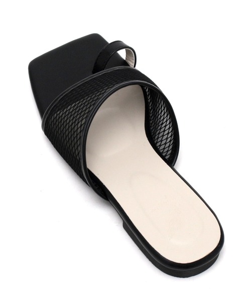 SOROTTO（ソロット）の「メッシュトングサンダル（サンダル・レディース・ブラック/ベージュ/アイボリー・S/M/L/LL）」の16枚目の写真