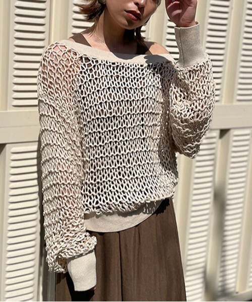 CREDONA（クレドナ）の「バッククロスリネンOP（ワンピース・レディース・カーキ/ホワイト系その他・FREE）」の16枚目の写真