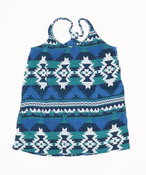 チャイハネ（チャイハネ）の「【チャイハネ】yul ネイティブ柄KIDSワンピース110cm（ワンピース・キッズ・ホワイト/ベージュ/レッド/ブラック/ブルー/イエロー・FREE）」の4枚目の写真