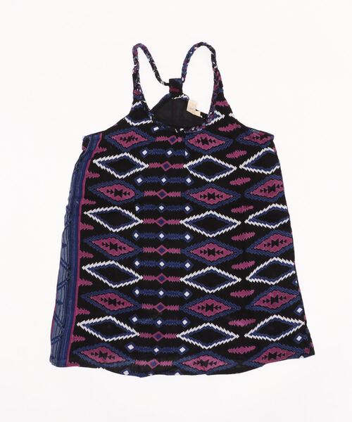 チャイハネ（チャイハネ）の「【チャイハネ】yul ネイティブ柄KIDSワンピース110cm（ワンピース・キッズ・ホワイト/ベージュ/レッド/ブラック/ブルー/イエロー・FREE）」の3枚目の写真