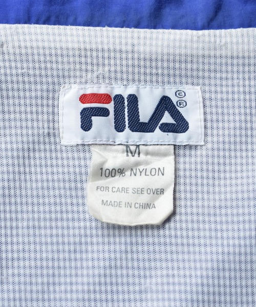 FILA(フィラ)の「【ヴィンテージ古着】90's FILA/フィラ フルジップ ナイロンジャケット(ナイロンジャケット・メンズ・グリーン・MEDIUM)」の5枚目の写真