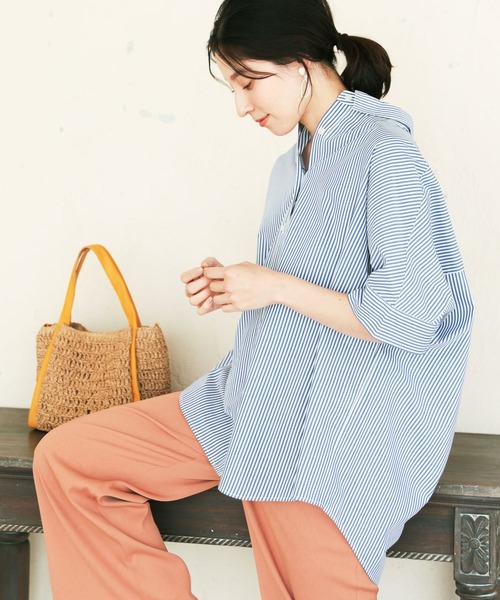 LEPSIM（レプシィム）の「ペーパーソフトミニＢＡＧ　948702（かごバッグ・レディース・ダークブラウン/ベージュ/オフホワイト/イエロー/グレー・ONE SIZE）」の6枚目の写真