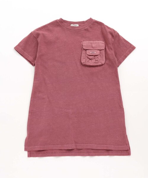 F.O.KIDS（エフオーキッズ）の「ビッグシルエットワンピース（ワンピース・キッズ・ベージュ/グリーン/ブラウン/チャコール/ネイビー/レッド・80/100/140/90/130/110/120/95）」の6枚目の写真