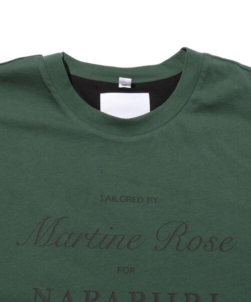 NAPA MARTINE ROSE ナパピリ Tシャツ 半袖 ロゴ 黒 L - メルカリ