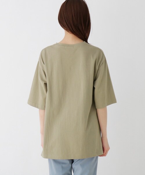 SHOO・LA・RUE（シューラルー）の「◆ロゴTシャツ（Tシャツ/カットソー・レディース・チャコールグレー/オフホワイト/カーキ・02/03/04）」の9枚目の写真