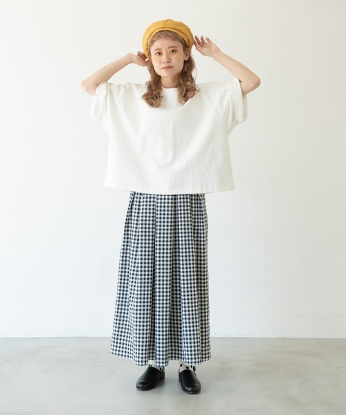 MERLOT（メルロー）の「パターンバリエーションフレアスカート（スカート・レディース・ネイビー/ホワイト/ブラック/ドット・FREE）」の22枚目の写真