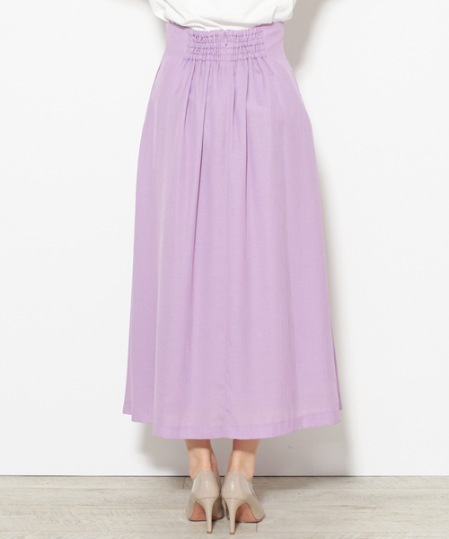 Tiara（ティアラ）の「ギャザーフレアスカート（スカート・レディース・イエロー/ピンク・M/S）」の11枚目の写真