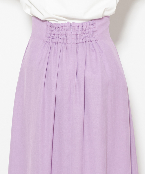 Tiara（ティアラ）の「ギャザーフレアスカート（スカート・レディース・イエロー/ピンク・M/S）」の9枚目の写真