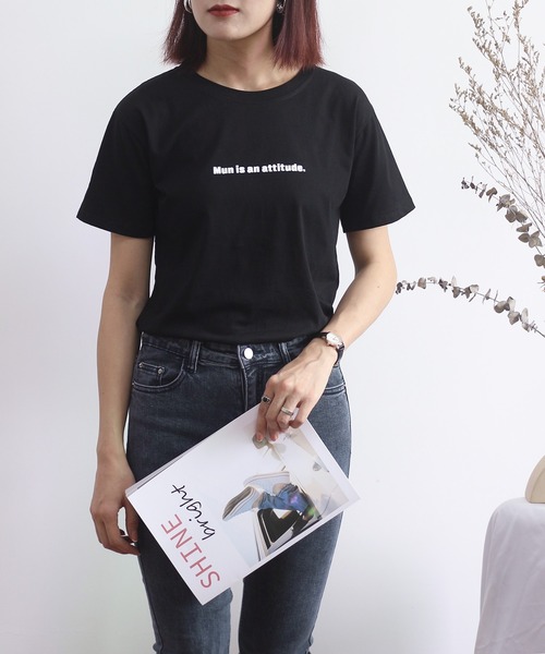 MAISON DE THERESE(メゾン ド テレーズ)の「プリントTee(Tシャツ/カットソー・レディース・ブラック/ホワイト・M/L)」の3枚目の写真