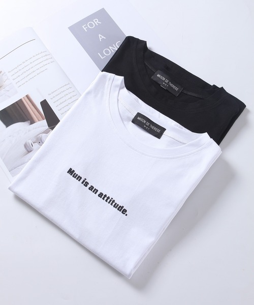 MAISON DE THERESE(メゾン ド テレーズ)の「プリントTee(Tシャツ/カットソー・レディース・ブラック/ホワイト・M/L)」の5枚目の写真