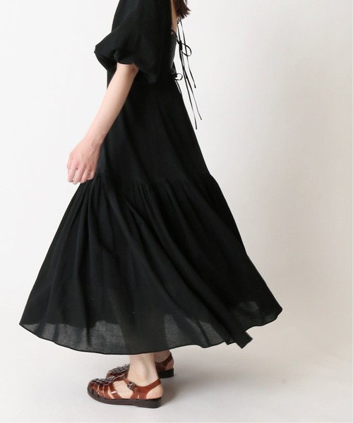 U by SPICK&SPAN（ユーバイスピックアンドスパン）の「バックシャンワンピース◆（ワンピース・レディース・ベージュ/ブラック・38/36）」の18枚目の写真