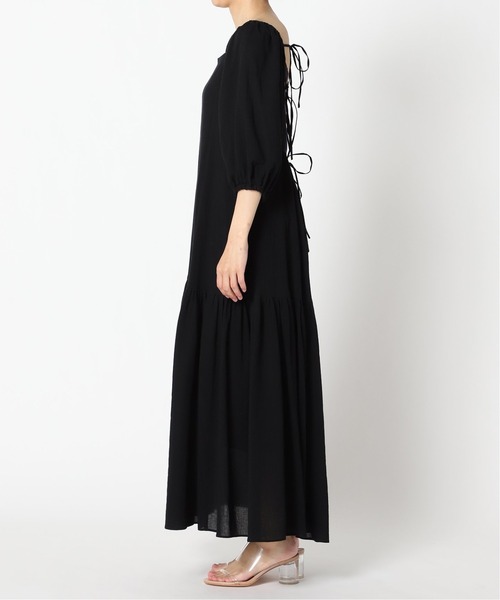 U by SPICK&SPAN（ユーバイスピックアンドスパン）の「バックシャンワンピース◆（ワンピース・レディース・ベージュ/ブラック・38/36）」の22枚目の写真