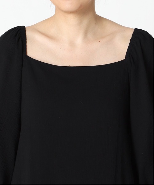 U by SPICK&SPAN（ユーバイスピックアンドスパン）の「バックシャンワンピース◆（ワンピース・レディース・ベージュ/ブラック・38/36）」の16枚目の写真