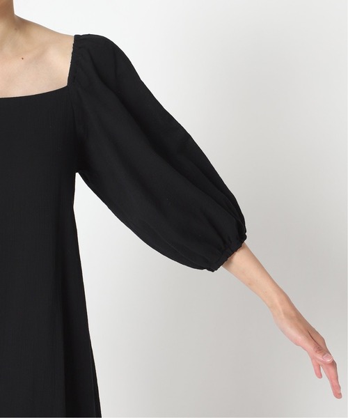 U by SPICK&SPAN（ユーバイスピックアンドスパン）の「バックシャンワンピース◆（ワンピース・レディース・ベージュ/ブラック・38/36）」の9枚目の写真