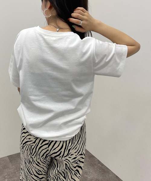 apres jour mignon（アプレジュールミニョン）の「シュエットサイズアソートＴシャツ 【ZOZOTOWN限定アイテム】（Tシャツ/カットソー・レディース・オレンジ/ブラック/ホワイト系その他/アイボリー/その他/ブラック系その他2/オフホワイト/ブラック系その他/ホワイト系その他2/ホワイト系その他4/ホワイト系その他3/グリーン・X-LARGE/フリー）」の16枚目の写真