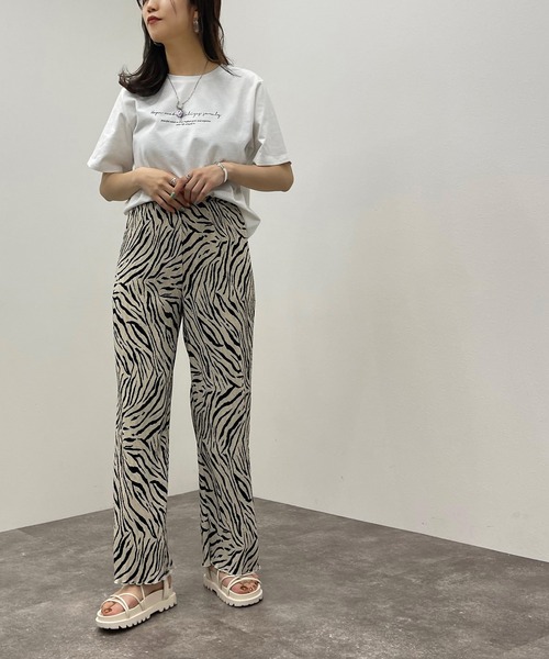 apres jour mignon（アプレジュールミニョン）の「シュエットサイズアソートＴシャツ 【ZOZOTOWN限定アイテム】（Tシャツ/カットソー・レディース・オレンジ/ブラック/ホワイト系その他/アイボリー/その他/ブラック系その他2/オフホワイト/ブラック系その他/ホワイト系その他2/ホワイト系その他4/ホワイト系その他3/グリーン・X-LARGE/フリー）」の19枚目の写真