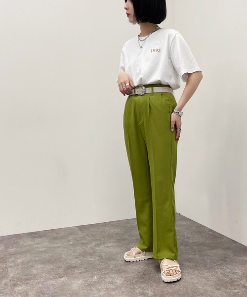 apres jour mignon（アプレジュールミニョン）の「シュエットサイズアソートＴシャツ 【ZOZOTOWN限定アイテム】（Tシャツ/カットソー・レディース・オレンジ/ブラック/ホワイト系その他/アイボリー/その他/ブラック系その他2/オフホワイト/ブラック系その他/ホワイト系その他2/ホワイト系その他4/ホワイト系その他3/グリーン・X-LARGE/フリー）」の13枚目の写真