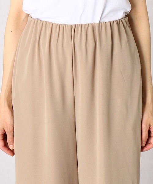 Comme　Ca　Mature（コムサマチュア）の「クリンクル加工　ワイドパンツ（その他パンツ・レディース・ベージュ/キャメル/チャコール・FREE）」の12枚目の写真