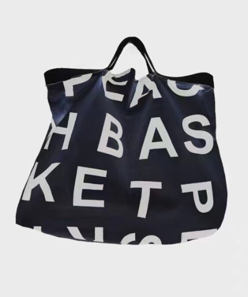 SFW（エスエフダブリュー）の「英文字柄 トート＆ショルダーバッグ（トートバッグ・レディース・ベージュ/ネイビー/カーキ・FREE）」の11枚目の写真