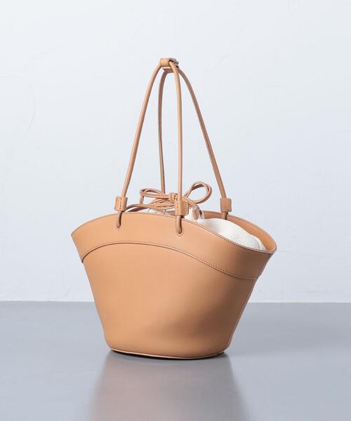 UNITED ARROWS（ユナイテッドアローズ）の「UWFM コード ラウンド トートバッグ◆（トートバッグ・レディース・ブラック/ベージュ・FREE）」の3枚目の写真