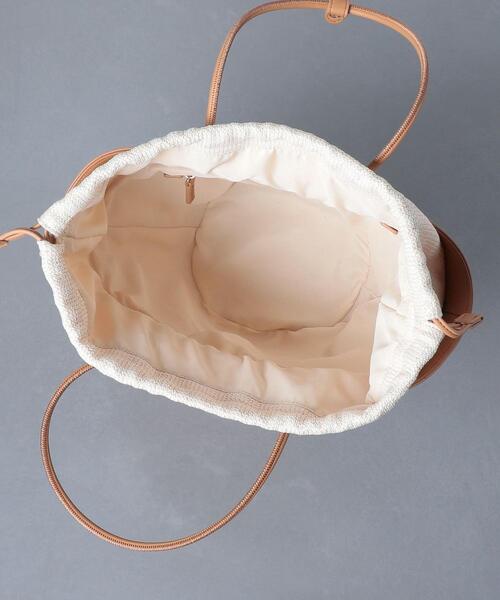 UNITED ARROWS（ユナイテッドアローズ）の「UWFM コード ラウンド トートバッグ◆（トートバッグ・レディース・ブラック/ベージュ・FREE）」の12枚目の写真