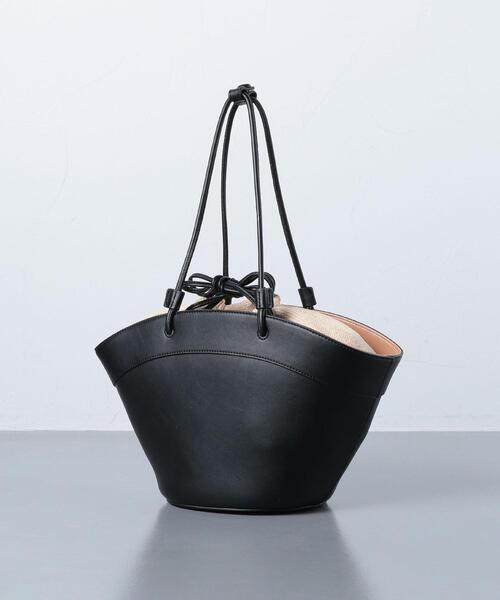 UNITED ARROWS（ユナイテッドアローズ）の「UWFM コード ラウンド トートバッグ◆（トートバッグ・レディース・ブラック/ベージュ・FREE）」の10枚目の写真