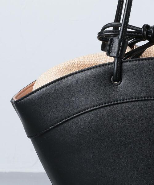 UNITED ARROWS（ユナイテッドアローズ）の「UWFM コード ラウンド トートバッグ◆（トートバッグ・レディース・ブラック/ベージュ・FREE）」の9枚目の写真