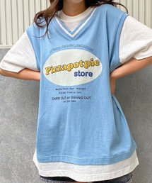WEGO | WEGO/pizzapotpieレイヤードＴシャツ(Tシャツ/カットソー)