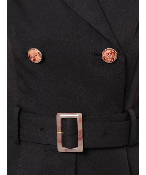 RESEXXY(リゼクシー)の「テーラーワイドコンビネゾン(つなぎ/オールインワン・レディース・ブラック/ベージュ/ワイン・FREE)」の9枚目の写真