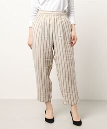 Samansa Mos2 | ダブルガーゼストライプパンツ(その他パンツ)