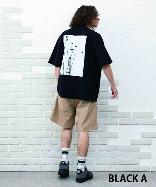 NIDO（ニド）の「バックプリントBIG Tシャツ（Tシャツ/カットソー・メンズ・ホワイト/ブラック/ホワイト系その他2/ブラック系2・MEDIUM/LARGE）」の11枚目の写真