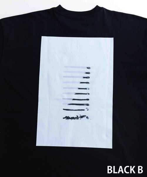 NIDO（ニド）の「バックプリントBIG Tシャツ（Tシャツ/カットソー・メンズ・ホワイト/ブラック/ホワイト系その他2/ブラック系2・MEDIUM/LARGE）」の20枚目の写真