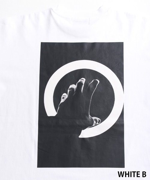 NIDO（ニド）の「バックプリントBIG Tシャツ（Tシャツ/カットソー・メンズ・ホワイト/ブラック/ホワイト系その他2/ブラック系2・MEDIUM/LARGE）」の15枚目の写真