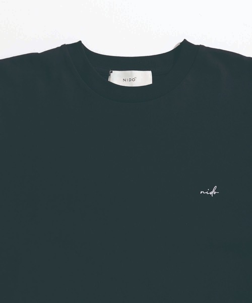 NIDO（ニド）の「バックプリントBIG Tシャツ（Tシャツ/カットソー・メンズ・ホワイト/ブラック/ホワイト系その他2/ブラック系2・MEDIUM/LARGE）」の7枚目の写真