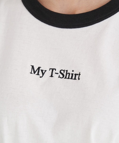 SCREEN STARS（スクリーンスターズ）の「別注 ロゴ刺繍 リンガーTEE（Tシャツ/カットソー・レディース・グリーン/バーガンディー/スミクロ・S/M/L/XL）」の15枚目の写真