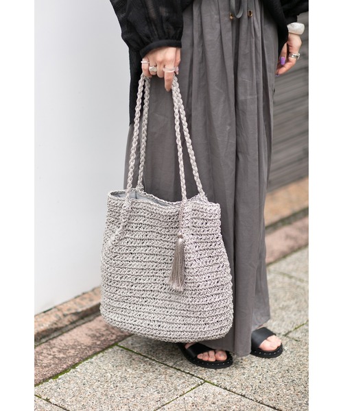 ROSE BUD（ローズバッド）の「ショルダーバッグ（ショルダーバッグ・レディース・ブラック/ベージュ/グレー・FREE）」の12枚目の写真