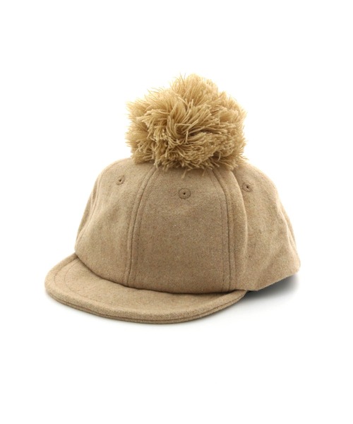 MAKE YOUR DAY（メイクユアデイ）の「梵天キャップ（キャップ・キッズ・ブラック/キャメル/ベージュ/カーキ・XS/S/M/L）」の13枚目の写真