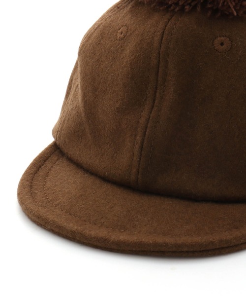 MAKE YOUR DAY（メイクユアデイ）の「梵天キャップ（キャップ・キッズ・ブラック/キャメル/ベージュ/カーキ・XS/S/M/L）」の19枚目の写真