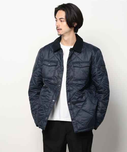 Barbour（バブアー）の「SHIRT QUILT（その他アウター・メンズ・ネイビー/オリーブ・S/M/L）」の15枚目の写真