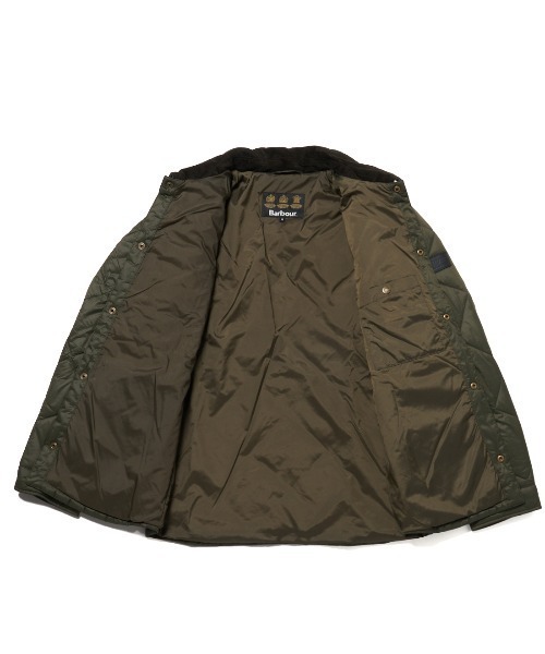 Barbour（バブアー）の「SHIRT QUILT（その他アウター・メンズ・ネイビー/オリーブ・S/M/L）」の12枚目の写真