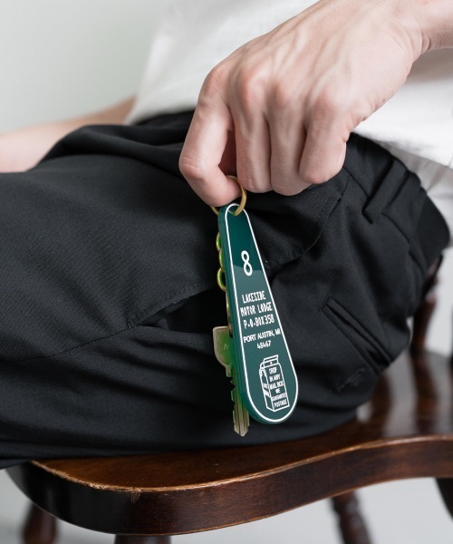 Rocky Monroe（ロッキーモンロー）の「日本製 アクリル アメリカ メールBOXオマージュ キーリング / キーチャーム（キーホルダー・メンズ・ブラウン/グリーン/レッド・ONESIZE）」の8枚目の写真