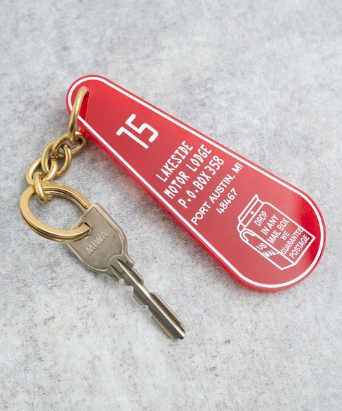 Rocky Monroe（ロッキーモンロー）の「日本製 アクリル アメリカ メールBOXオマージュ キーリング / キーチャーム（キーホルダー・メンズ・ブラウン/グリーン/レッド・ONESIZE）」の16枚目の写真