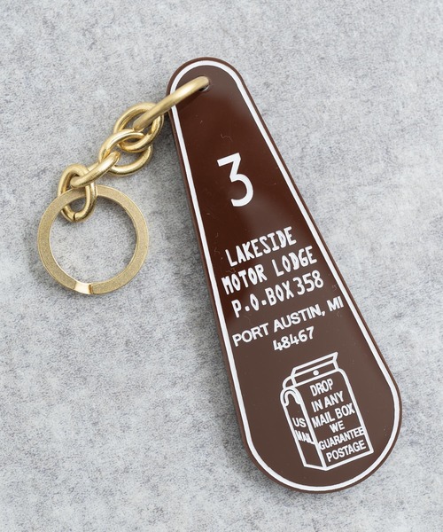 Rocky Monroe（ロッキーモンロー）の「日本製 アクリル アメリカ メールBOXオマージュ キーリング / キーチャーム（キーホルダー・メンズ・ブラウン/グリーン/レッド・ONESIZE）」の18枚目の写真