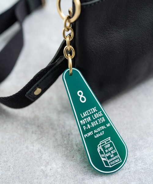 Rocky Monroe（ロッキーモンロー）の「日本製 アクリル アメリカ メールBOXオマージュ キーリング / キーチャーム（キーホルダー・メンズ・ブラウン/グリーン/レッド・ONESIZE）」の17枚目の写真