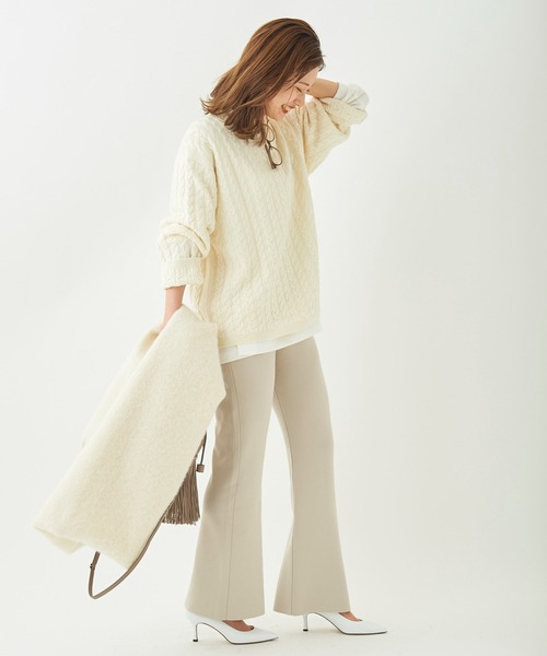 plage（プラージュ）の「Semi Flare Knit パンツ◇（その他パンツ  
