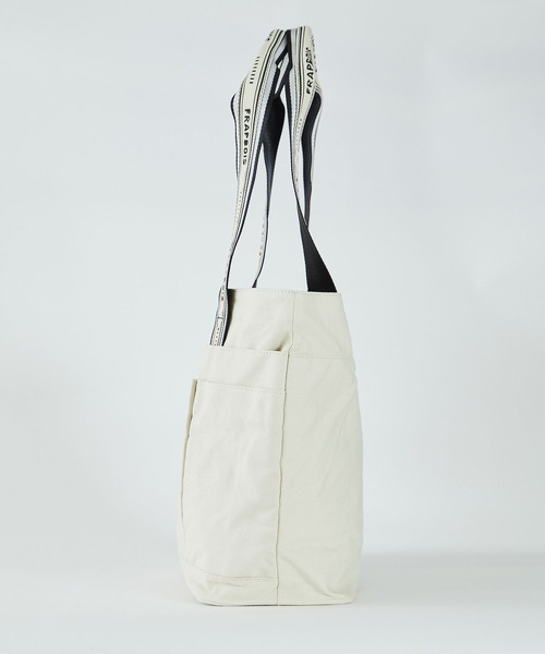 FRAPBOIS（フラボア）の「スクエアトートバッグ（トートバッグ・レディース・ネイビー/カーキ/アイボリー・FREE）」の8枚目の写真
