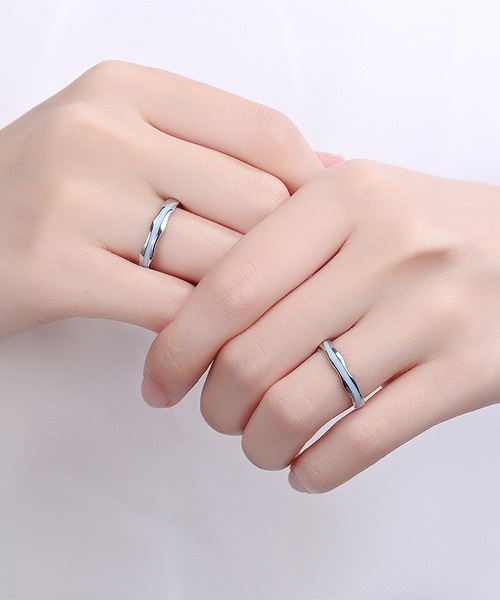 clarity blanc（クラリティーブラン）の「925シルバー ペアリング フリーサイズ 2個セット（リング・レディース・A/K/I/J/L/B/N/C/G/H/E/M/D・FREE）」の13枚目の写真