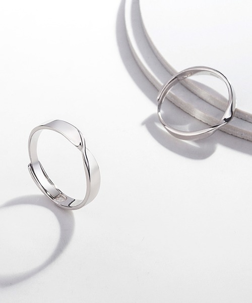 clarity blanc（クラリティーブラン）の「925シルバー ペアリング フリーサイズ 2個セット（リング・レディース・A/K/I/J/L/B/N/C/G/H/E/M/D・FREE）」の15枚目の写真